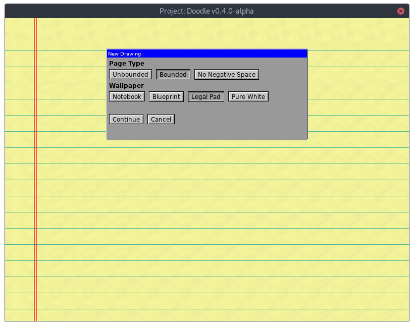 Screenshot of New Level dialog