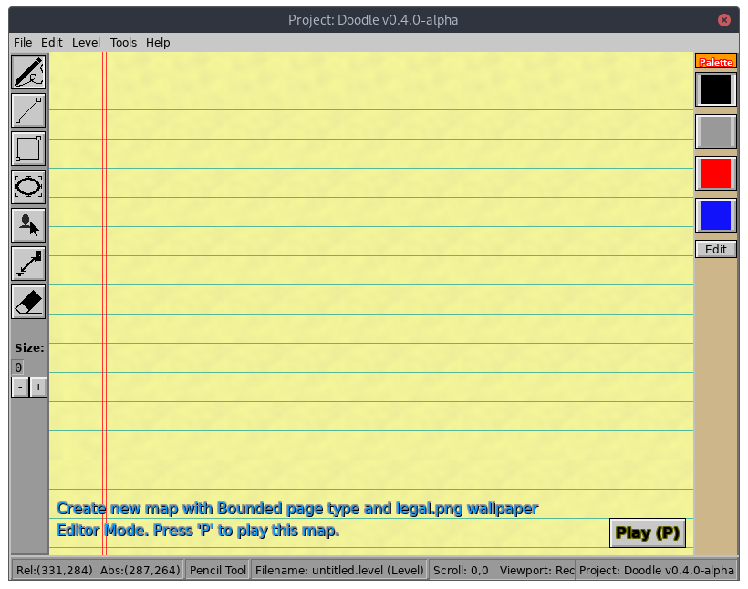 Level Editor View